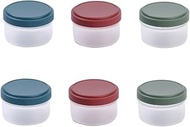 zaoalife 6 pack Small Containers with Lids,Salad Dressing Container To Go,75ml Dressing Sauce Contai
