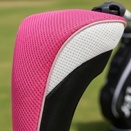 3 Pieces Shielding Golf Club Head Cover Long-Lasting Wood Head Cover Elastic Band