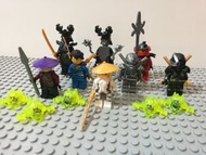 國産 忍者旋風系列 積木 人仔8隻 送幽靈5隻 非Lego 二手