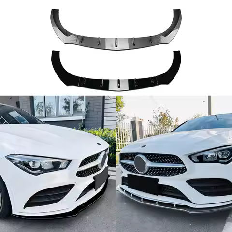 Car Front Bumper Lip Splitter Diffuser For Mercedes Benz CLA Class C118 W118 X118 CLA180 200 220 250