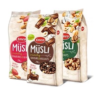 EMCO CRUNCHY MUESLI 750g [HEALTHY, HIGH FIBRE, SNACKING]