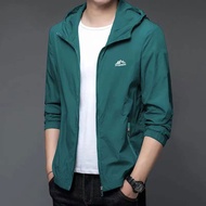 Summer UV Jacket Men Ice Silk Sunscreen Jacket Breathable Men Jacket Hiking Unisex Jacket