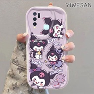 YIWESAN Casing Hp VIVO Y50 VIVO Y30 VIVO Y30i Case Kuromi dan Melody bermotif Casing HP Kembar indah