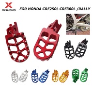 For HONDA CRF250L CRF250M CRF250 RALLY CRF300L CRF 300L Rally Motorcycle FootRest Footpegs Foot Pegs