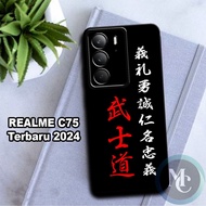 CC21 Flexible rubber softcase for Realme C75/ Calligraphy Motif Realme C75/case Realme C75/case Real