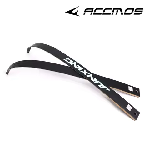 1 Pair Archery JUNXING F168/158/155 Bow Limbs 18-40 lbs Maple Wood Fiberglass Limbs for Recurve Bow 