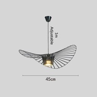 โมเดิร์นสีดําทอโคมระย้า Farmhouse Coastal หมวกจี้ติดตั้ง Matte สีดําทอมือ Shade Boho แขวนสําหรับห้อง