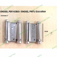 (4" Inch) Cowboy SS Cowboy Door Hinges Two Way Folding Door Hinges