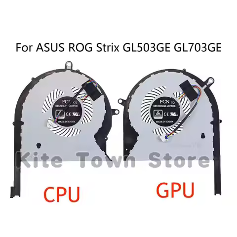 New CPU+GPU Cooling Fan for ASUS ROG Strix GL503GE GL703GE PX503GE DFS593512MN0T DFS2013121A0T