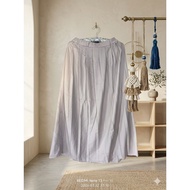 Beige pleated skirt bottom