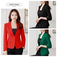 Spring Autumn New Style Korean Version Blazer Small Jacket Blazer Women Blazer Women Fashion Skinny Short Casual Ladies Blazer Top Girls Blazer Small Suit Multi-Color Optional Formal Suit