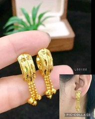 10k Gold  clip Earrings