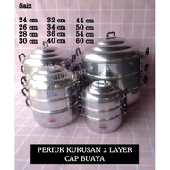 [ Hot item ] Periuk Kukusan Cap Buaya Thailand Size 44cm - 60cm