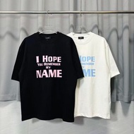 WE11DONE WHITE短袖t恤字母印花welldone潮牌寬鬆純棉短袖男女T恤