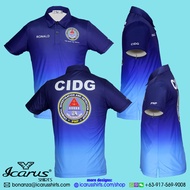 2024 polo shirt CIDG CRIMINAL INVESTIGATION AND DETECTION GROUP PHILIPPINE NATIONAL POLIC SERVICE HO