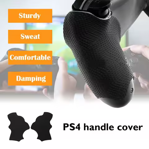 Anti-slip Console Hand Grip Sticker Set L+R Set For PS4 Controller Joystick Silicone Video Game Stic