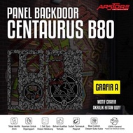 Centaurus B80 Black Engraved Backdoor Panel by Arstore Collections - MOTIF A