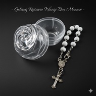 6mm Catholic Fragrant Rosary Bracelet Women's Spiritual Accessories Souvenir Church Cross