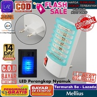 LAMPU LED ANTI NYAMUK MOSQUITO LAMP PERANGKAP / PENGUSIR NYAMUK LED BIRU UV LIGHT Laz COD Mellius