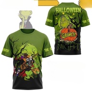 Novelia Christmas Grudge Halloween T-shirt Funny Ghost Festival Top Movie Theme Gift Trendy and Vers