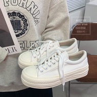 MISTERY รองเท้าผ้าใบผู้หญิง รุ่น CREAM สีขาว(MIS-614)