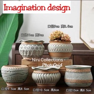 Live plants Imagination design flower pots big size for succulent cactus bonsai/garden decorations