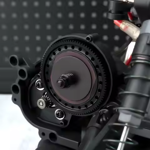 AXSPEED 48P 87T/93T Gearbox Spur Gear Main Gear for Ecx Axe 2WD 1/10 RC Car Monster Truck Upgrade Pa