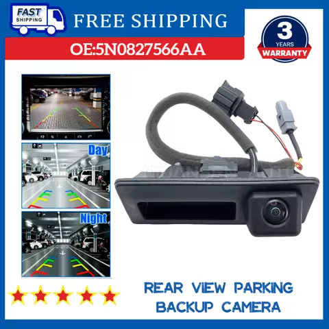 5N0827566AA Rear View Reverse Backup Parking Aid Camera Trunk Release for Audi A4 A5 A6 Allroad Q3 Q