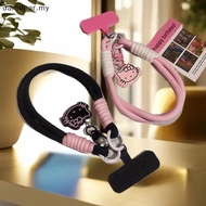 <UAMD> Hello Kitty Phone Lanyard-Dual Hook Cute Lanyard Gift-Pink Rotating Phone Charm Birthday Pres