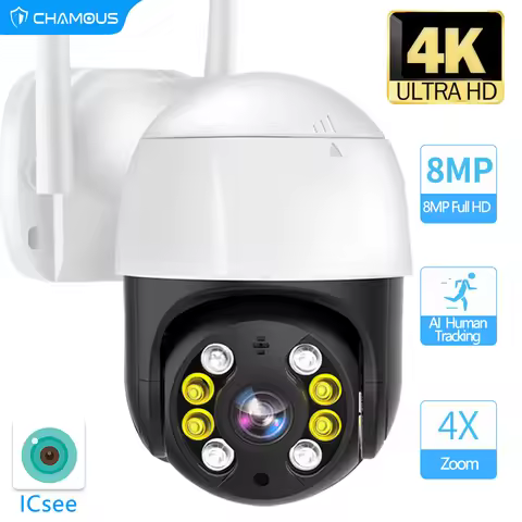 Big Sale 4K 8MP WiFi IP Camera Home Security Protection Mini Outdoor Camera Auto Tracking Video Surv