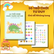 [3-5 Years Old] 50 Intellectual Games for Children 3-6 Years Old Dinosaur Theme