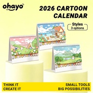 Calendar 2026 | DESK CALENDAR 2026 MINI Cartoon Coil Calendar台历