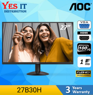 AOC 27" 27B30H / 27B3HA2 IPS 100Hz 1ms FHD Adaptive Sync Monitor (VGA + HDMI)