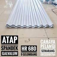 Spandek Galvalum KR9 0.25 0.30 0.35 0.40 mm Atap Gelombang 9 Kecil