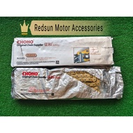 CHOHO O-Ring Gold Motorcycle Chain Heavy Duty 520HO 525HO 530HO x 120L O-Ring