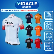 INEOS Grenadier men's and women's short-sleeved cycling shirt with MIRACLE SPORTS breathable lycra p