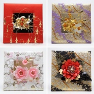 INORIKA Frame – Artisanal Handmade Frame with Artificial Flowers (Small: 25x25cm / 9.84x9.84 inches)