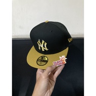 5950 HAT DAY X MLB NY YANKEES METALLIC GOLD ORIGINAL NO BOX [60750843]