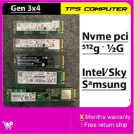 SSD M2 NVMe PCIe 512G / 1Tb / 2T Intel / Samsung / Hynix / Toshiba Gen 3x4