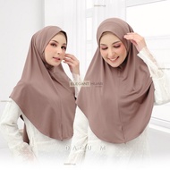 Malaysian Chin Hijab Medium Size I Malaysian Instant Hijab Spandex Jersey Premium Tudung Sarung Inst