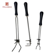 [UsusexaMY] Crucible Tongs Carbon Steel High Temperature Resistant Crucible Holder Tongs for Pouring