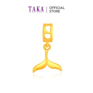 TAKA Jewellery 916 Gold Mermaid Tail Charm