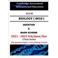Igcse Past Exam Papers Biology Extended P 2,4,6 & Core P 1,3,5