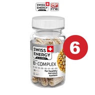 Swiss Energy B Complex (6 กระปุก) วิตามินบีรวม บำรุงประสาทและสมอง
