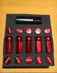 🎌🚘🎌 Hyper Rays M12汽車軚鈴螺絲 red ♥️