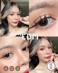 EDM BROWNรุ่นน้ำตาลขอบตาแมว สวยตาแป๋ว 14.5 Rozelens