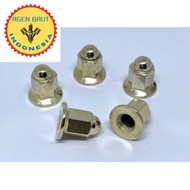 11 Cap Nut 10 Gold Keyknalpot M7 Vario 125 150 High Gold Cap Nut/
