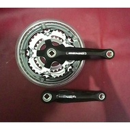 Genio GR-105 48T black 3-speed crank mtb bicycle gear crankset