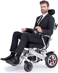 Handicapped Disabled Users Lightweight Foldable Frame Lightest Most Compact Power Chair Automatic Intelligent Four Rounds Scooter