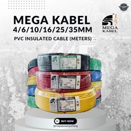 | Mega Kabel - PVC Insulated Cable (meters) | 4MM / 6MM / 10MM / 16MM / 25MM / 35MM